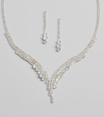 Beauty Perfection Necklace And Earrings Set