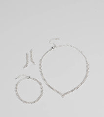 All In The Shine Necklace Set